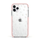 Daisy Pattern Apple iPhone 11 Pro in Silver with Pink Impact Case