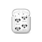 Dalmatian Icon with Name AirPods Case