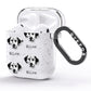 Dalmatian Icon with Name AirPods Glitter Case Side Image