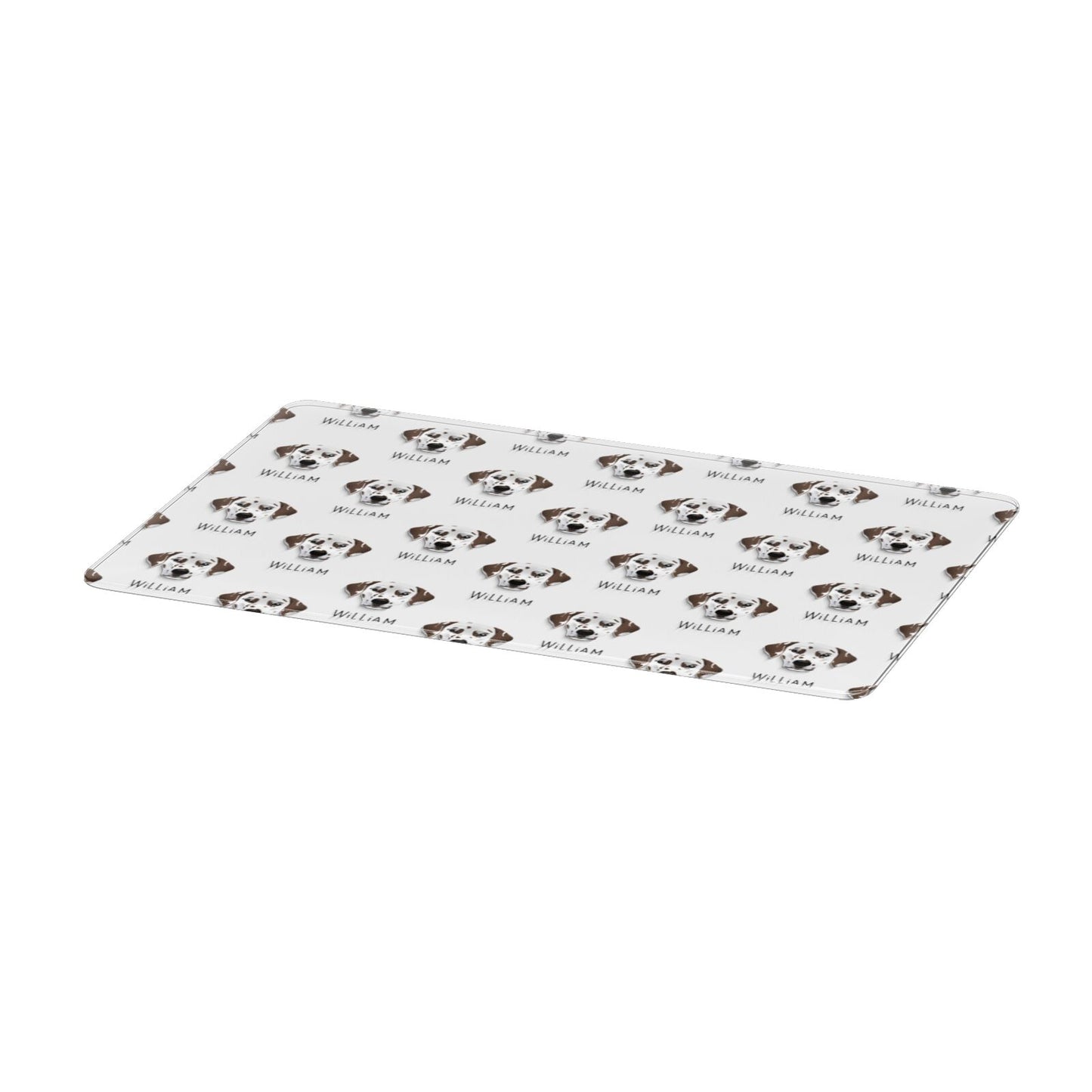 Dalmatian Icon with Name Apple MacBook Case Only