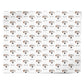 Dalmatian Icon with Name Personalised Wrapping Paper Alternative