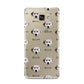 Dalmatian Icon with Name Samsung Galaxy A9 2016 Case on gold phone