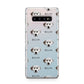 Dalmatian Icon with Name Samsung Galaxy S10 Plus Case