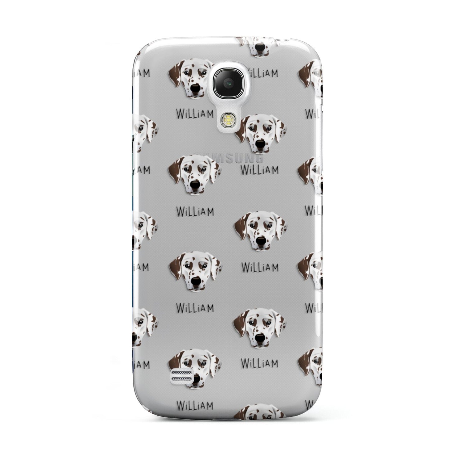 Dalmatian Icon with Name Samsung Galaxy S4 Mini Case