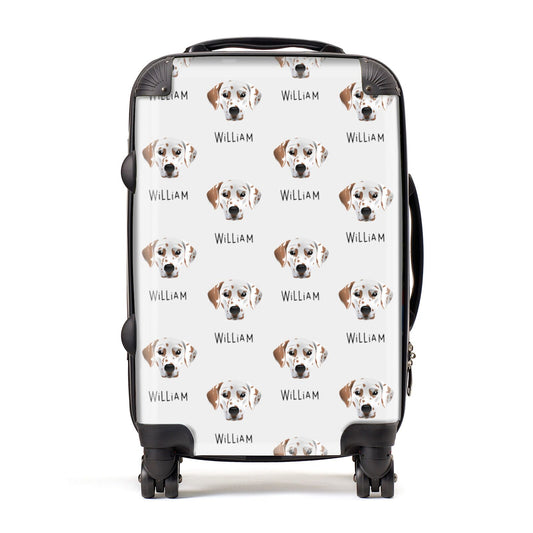 Dalmatian Icon with Name Suitcase
