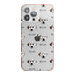 Dalmatian Icon with Name iPhone 13 Pro Max TPU Impact Case with Pink Edges