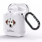 Dalmatian Personalised AirPods Clear Case Side Image