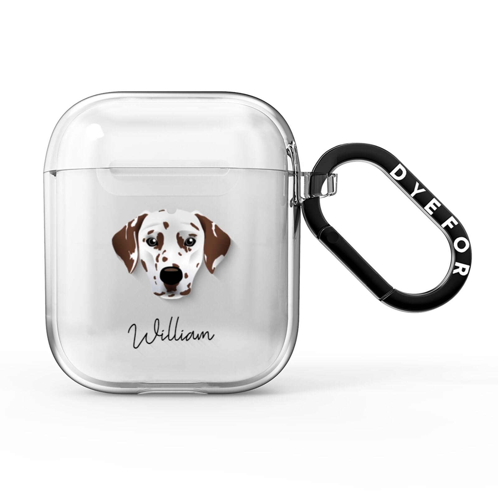 Dalmatian Personalised AirPods Clear Case