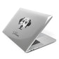 Dalmatian Personalised Apple MacBook Case Side View