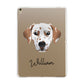 Dalmatian Personalised Apple iPad Gold Case