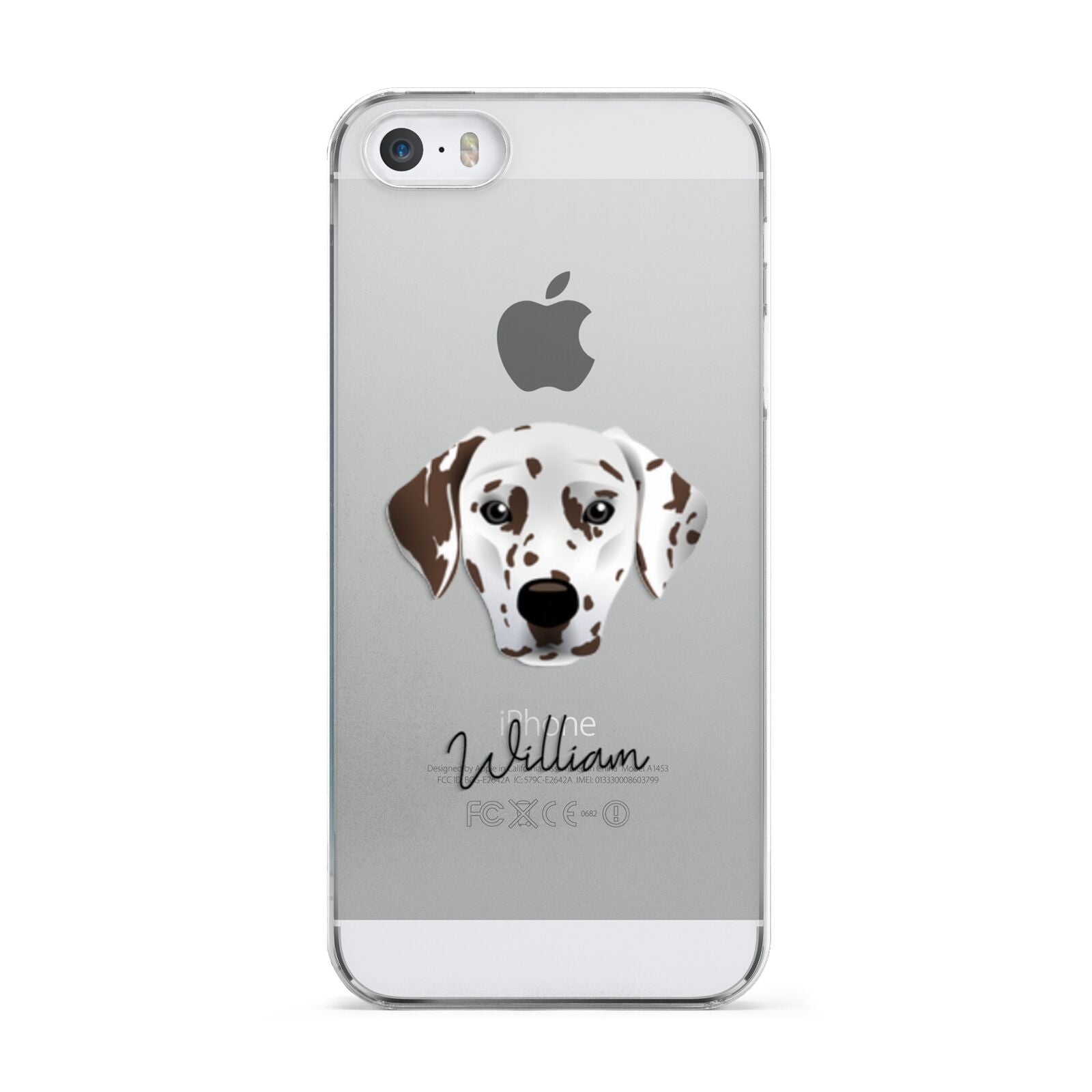 Dalmatian Personalised Apple iPhone 5 Case