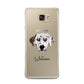 Dalmatian Personalised Samsung Galaxy A7 2016 Case on gold phone