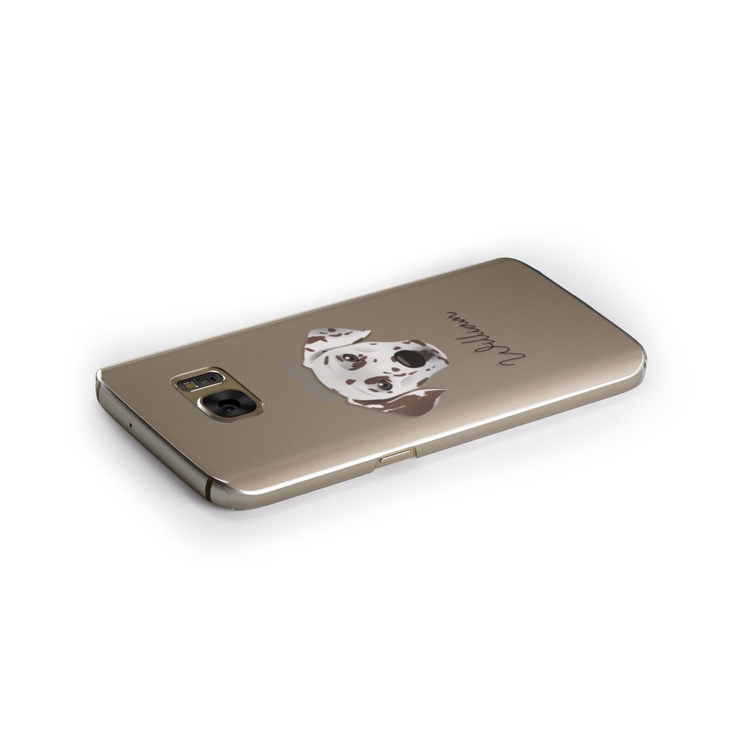 Dalmatian Personalised Samsung Galaxy Case Side Close Up