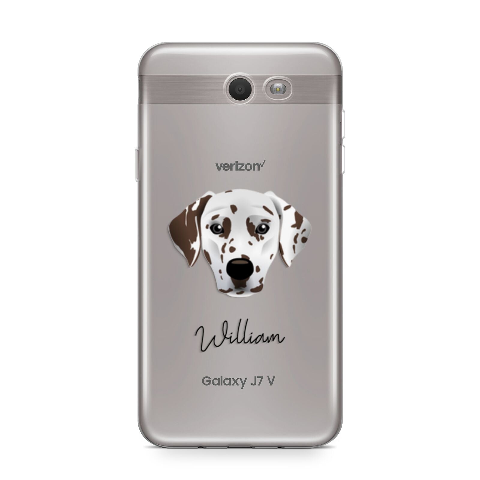 Dalmatian Personalised Samsung Galaxy J7 2017 Case