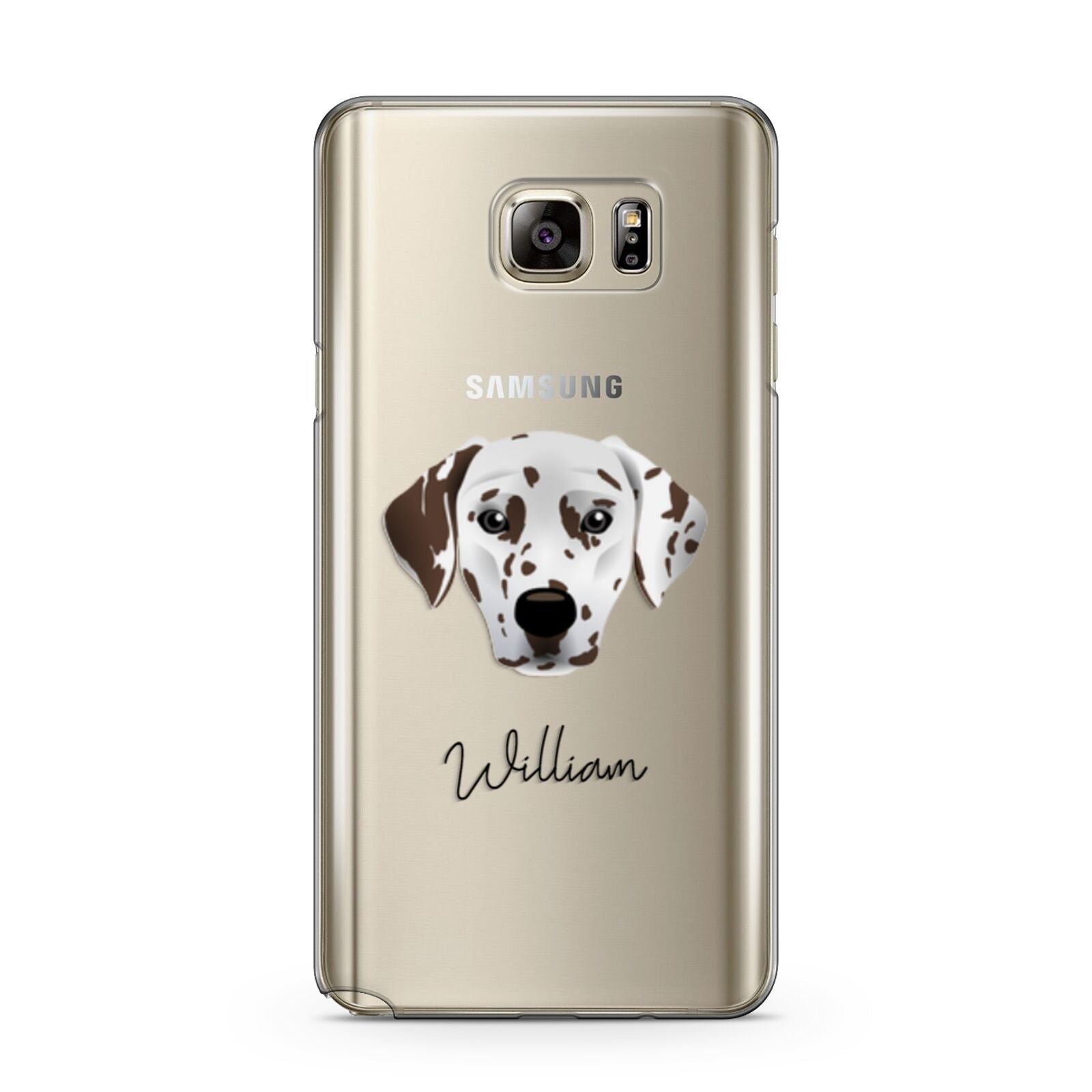 Dalmatian Personalised Samsung Galaxy Note 5 Case