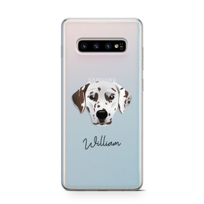 Dalmatian Personalised Samsung Galaxy S10 Case