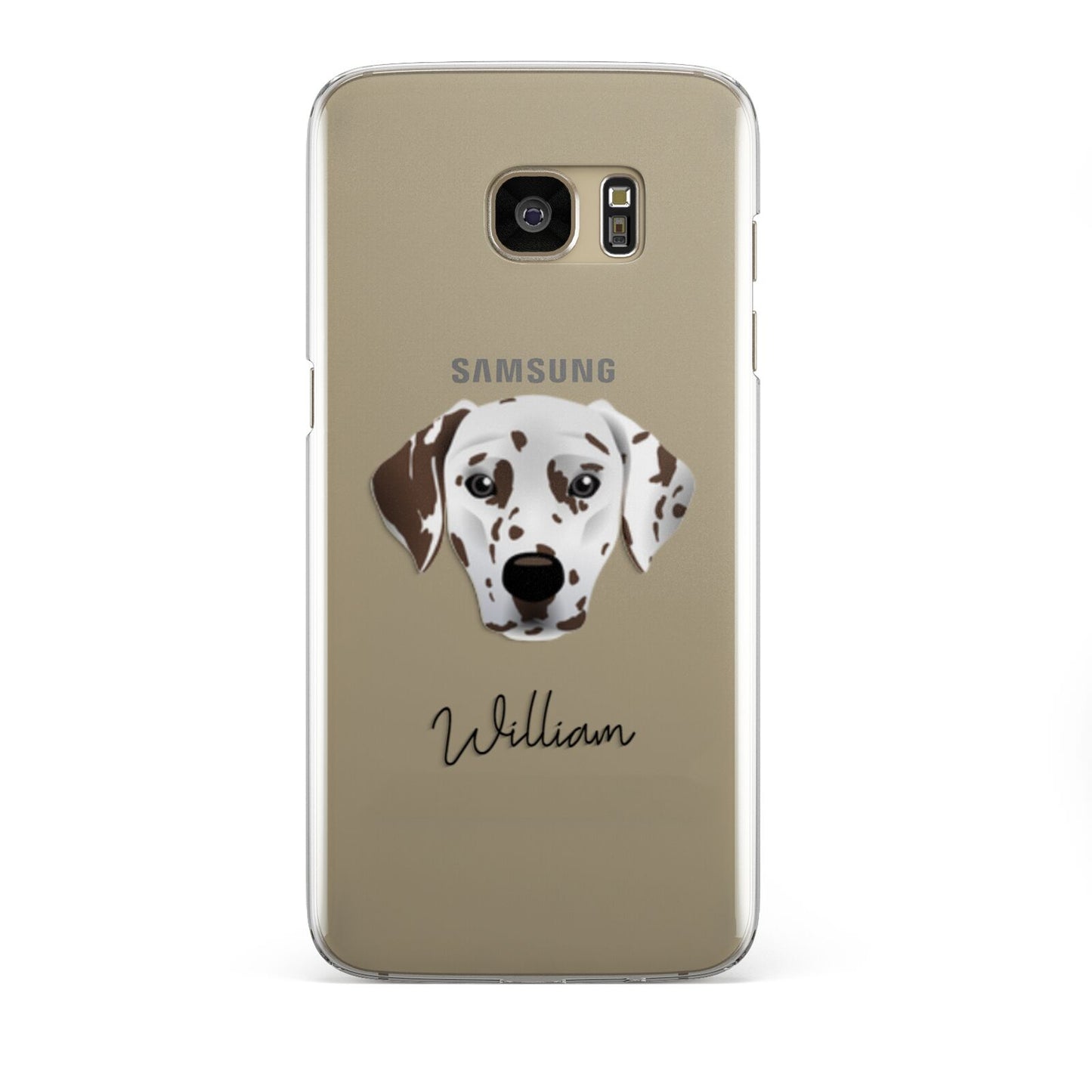 Dalmatian Personalised Samsung Galaxy S7 Edge Case