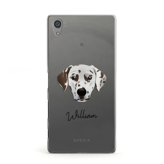 Dalmatian Personalised Sony Xperia Case