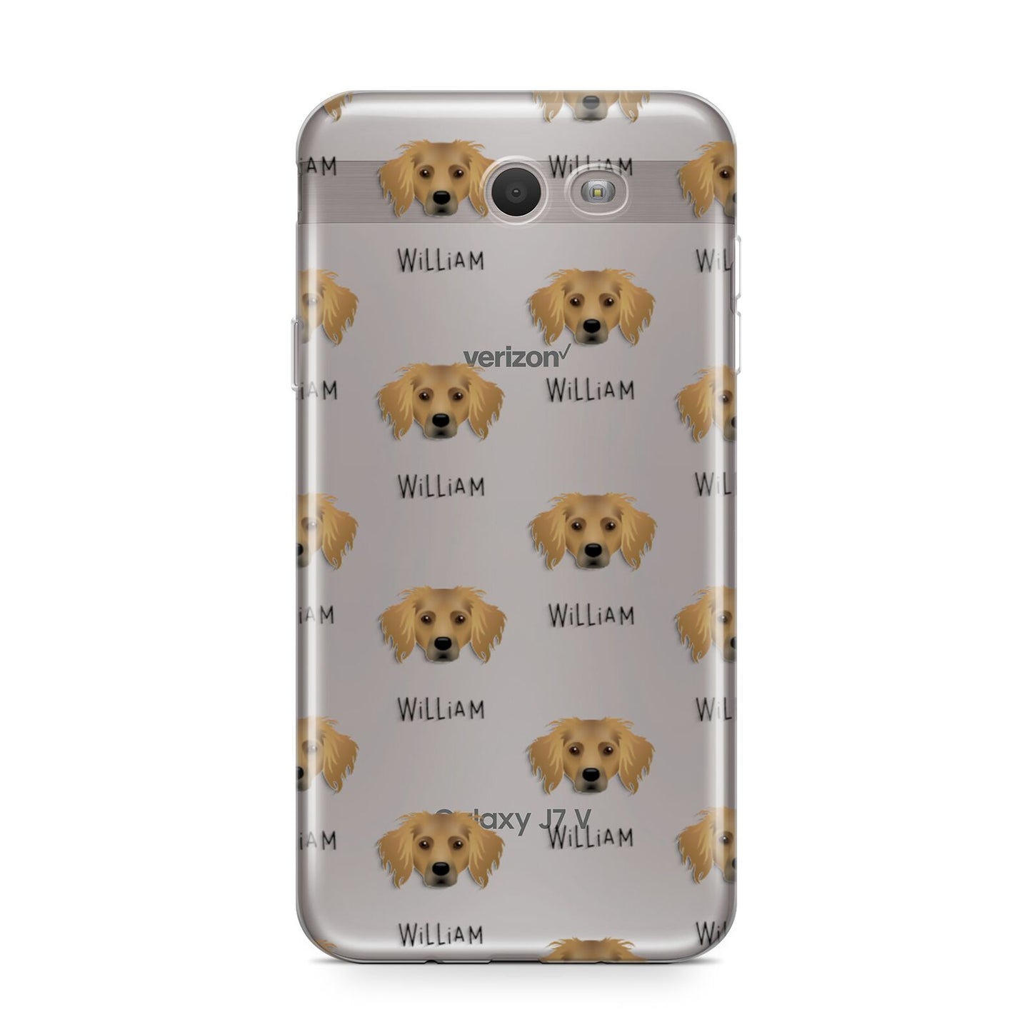 Dameranian Icon with Name Samsung Galaxy J7 2017 Case