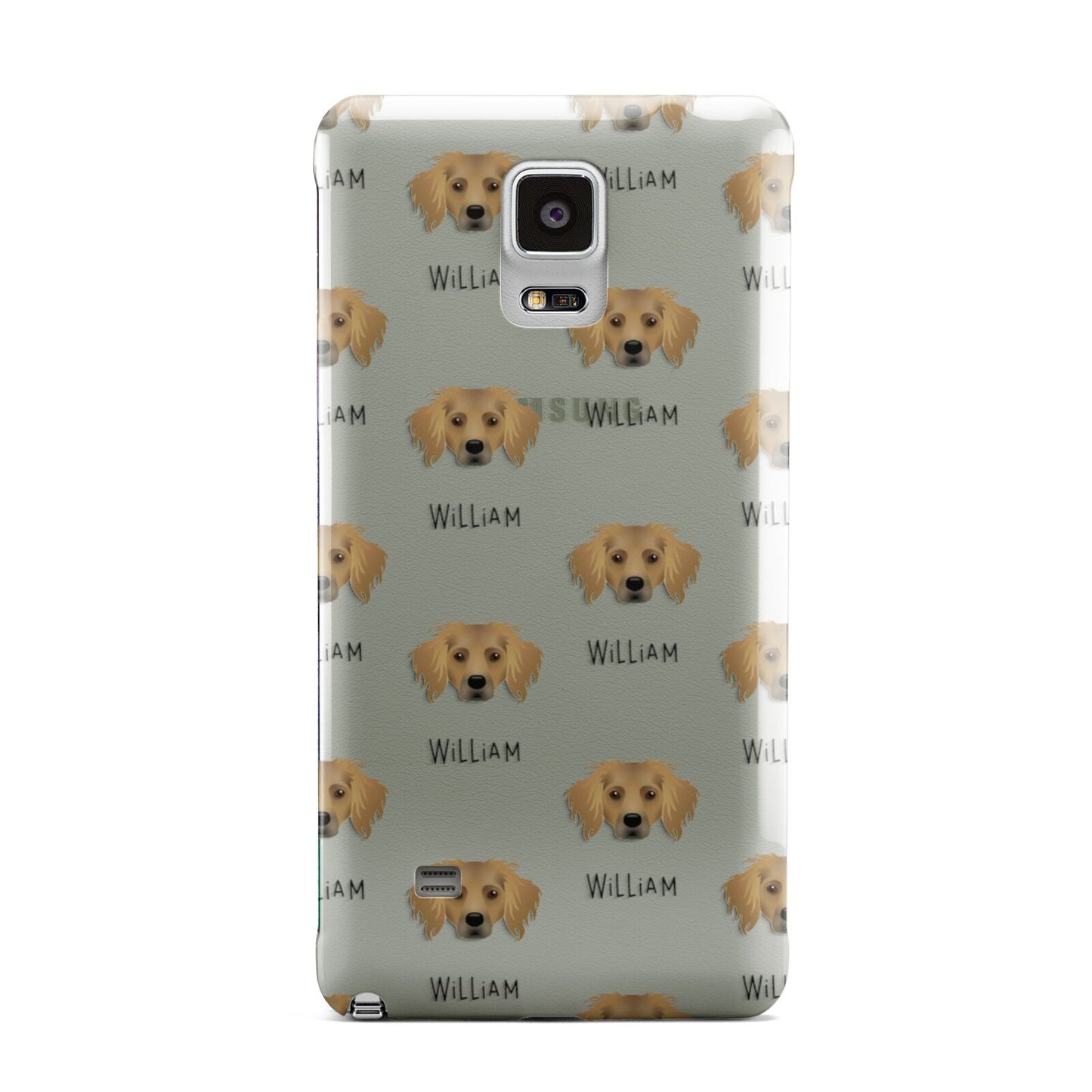 Dameranian Icon with Name Samsung Galaxy Note 4 Case