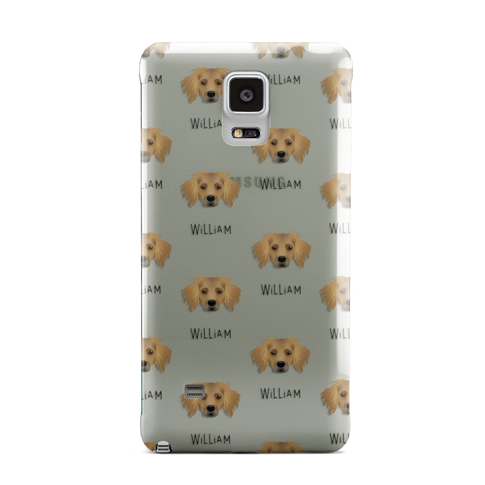 Dameranian Icon with Name Samsung Galaxy Note 4 Case