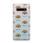 Dameranian Icon with Name Samsung Galaxy S10 Plus Case