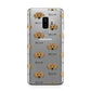 Dameranian Icon with Name Samsung Galaxy S9 Plus Case on Silver phone