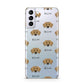 Dameranian Icon with Name Samsung S21 Plus Phone Case