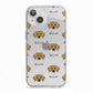 Dameranian Icon with Name iPhone 13 TPU Impact Case with White Edges