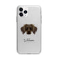 Dameranian Personalised Apple iPhone 11 Pro Max in Silver with Bumper Case