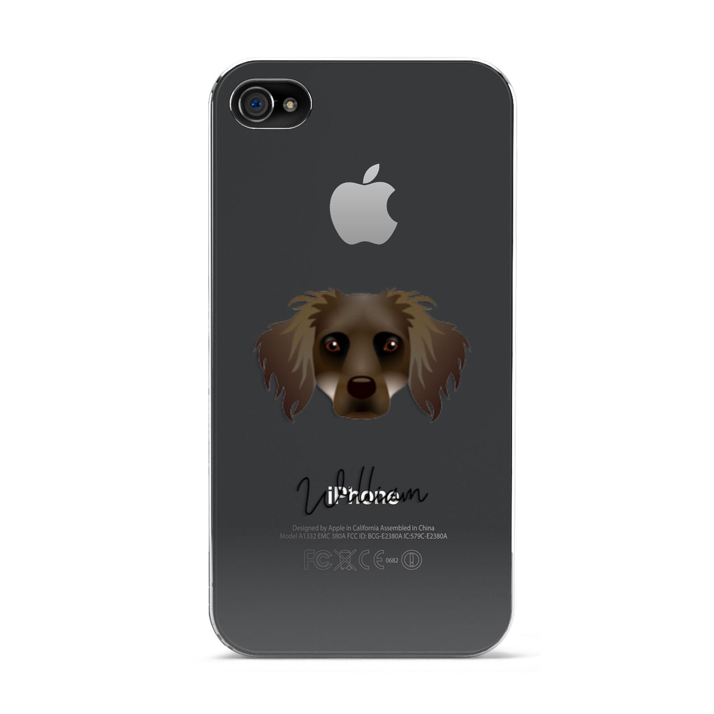 Dameranian Personalised Apple iPhone 4s Case