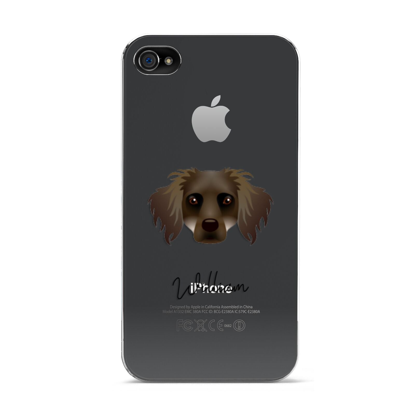 Dameranian Personalised Apple iPhone 4s Case