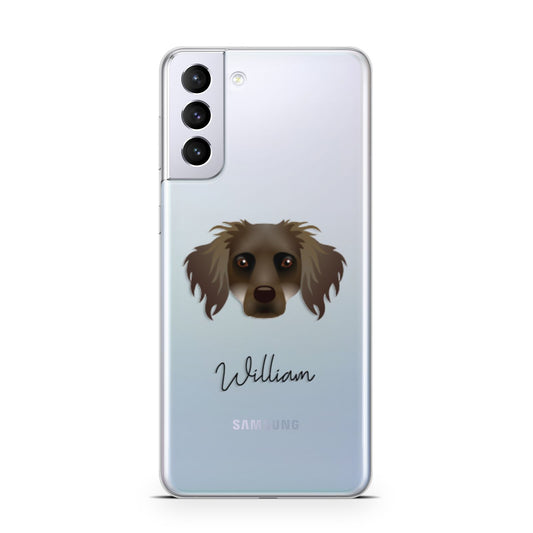 Dameranian Personalised Samsung S21 Plus Phone Case