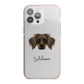 Dameranian Personalised iPhone 13 Pro Max TPU Impact Case with Pink Edges