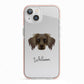 Dameranian Personalised iPhone 13 TPU Impact Case with Pink Edges