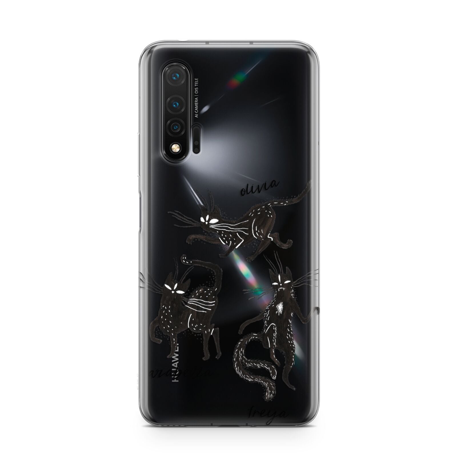 Dancing Cats Halloween Huawei Nova 6 Phone Case