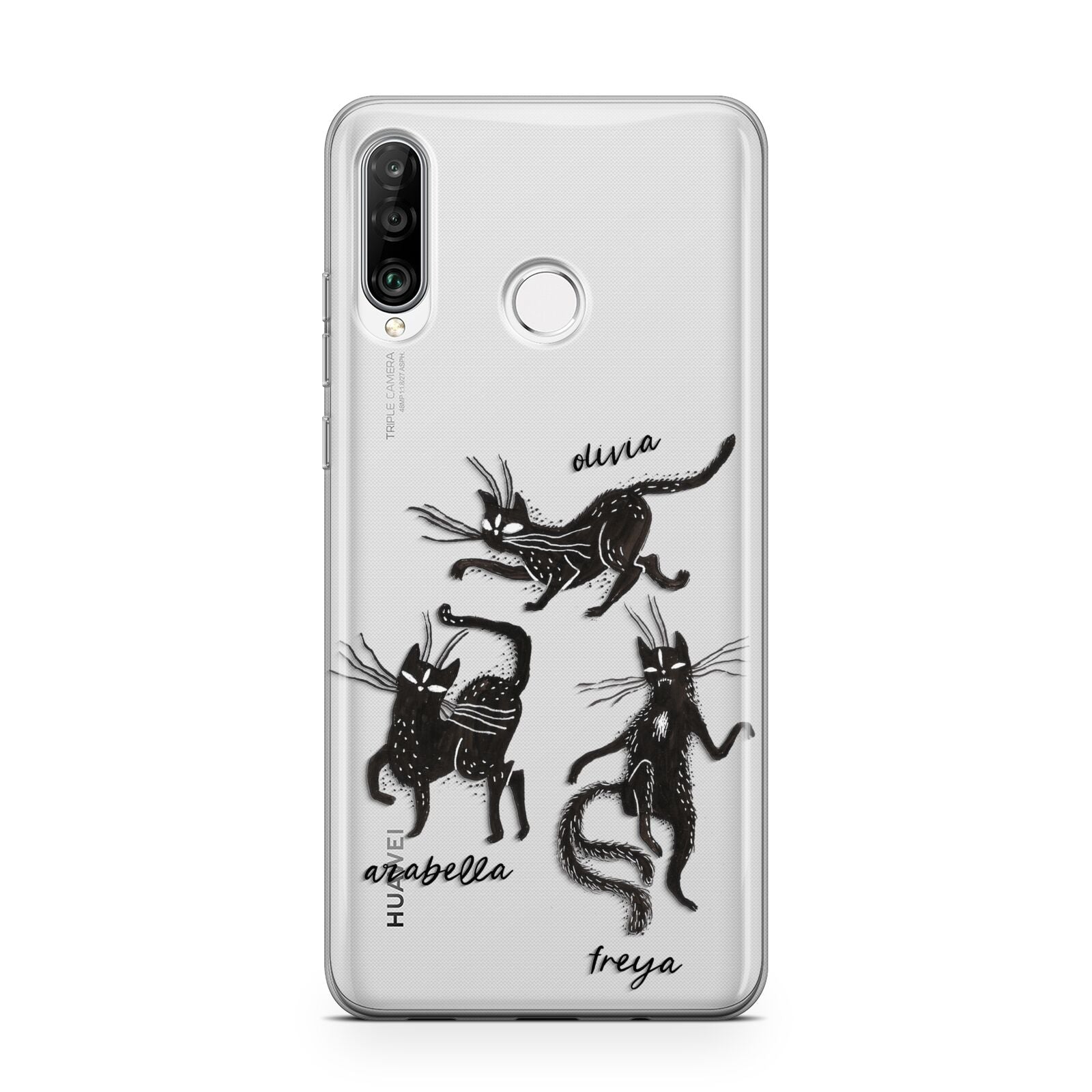 Dancing Cats Halloween Huawei P30 Lite Phone Case