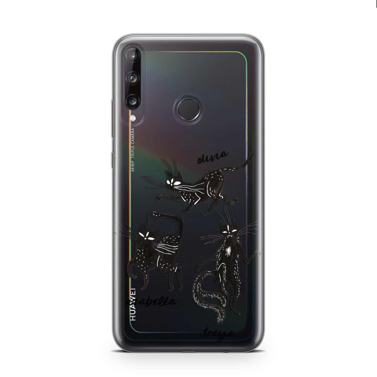 Dancing Cats Halloween Huawei P40 Lite E Phone Case