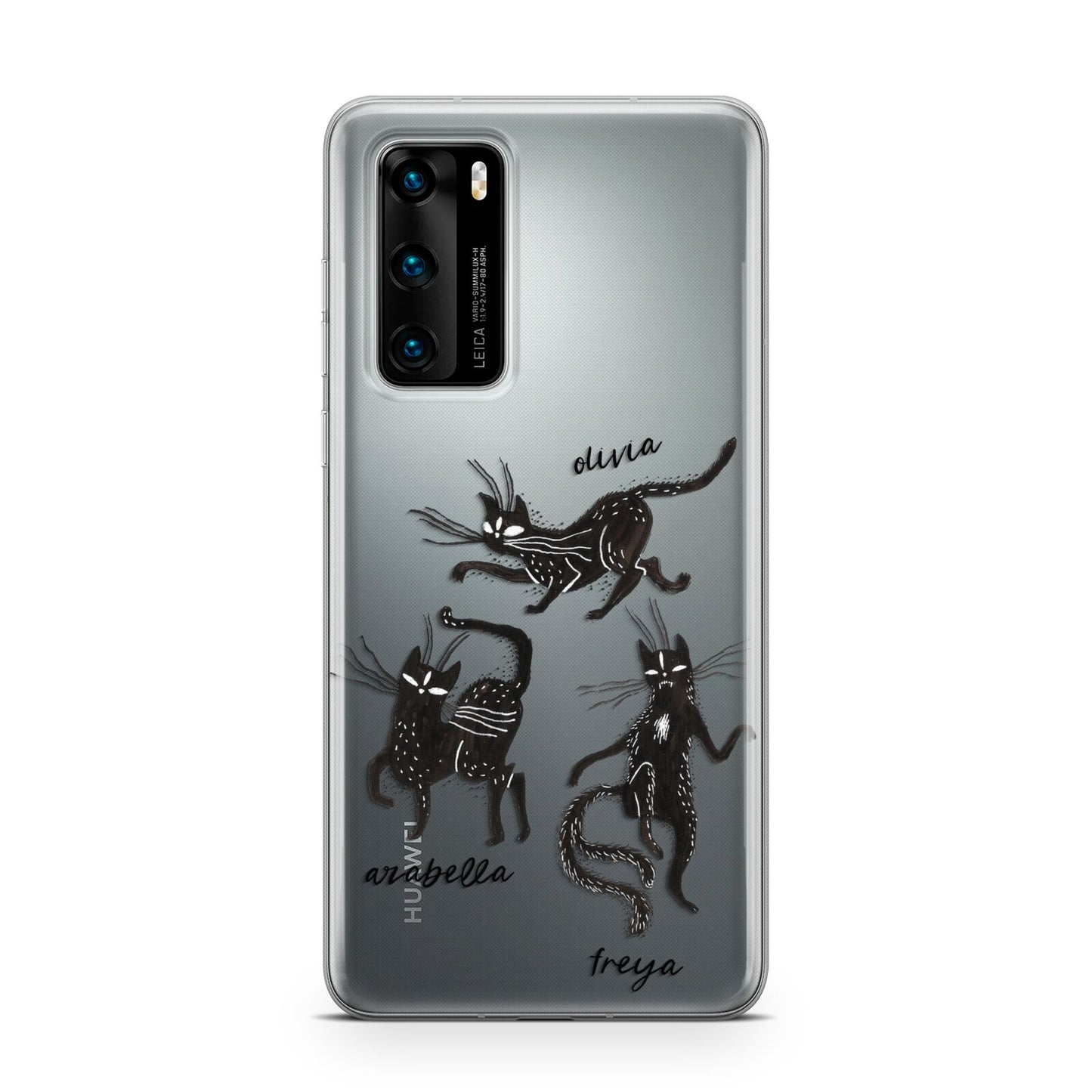 Dancing Cats Halloween Huawei P40 Phone Case