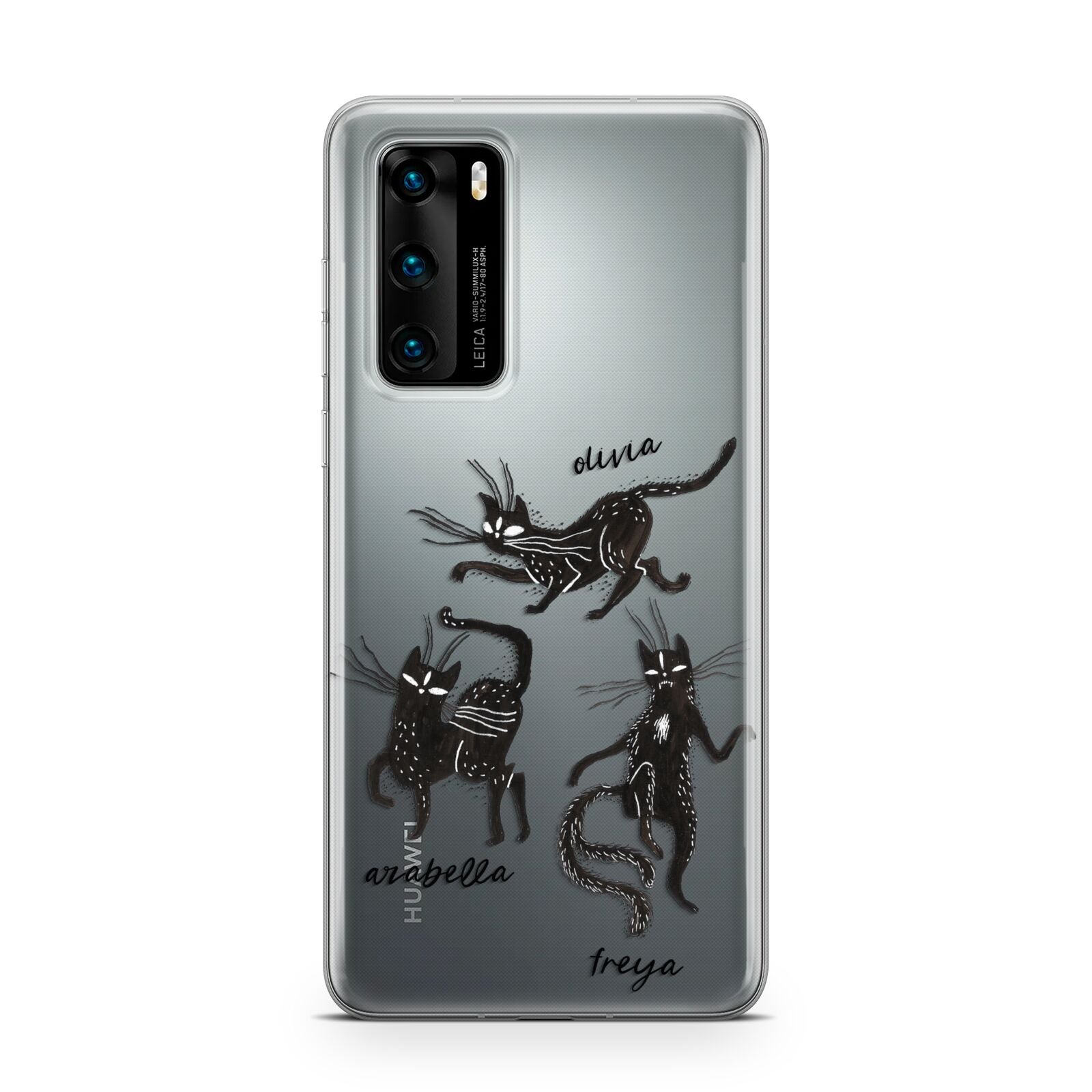 Dancing Cats Halloween Huawei P40 Phone Case