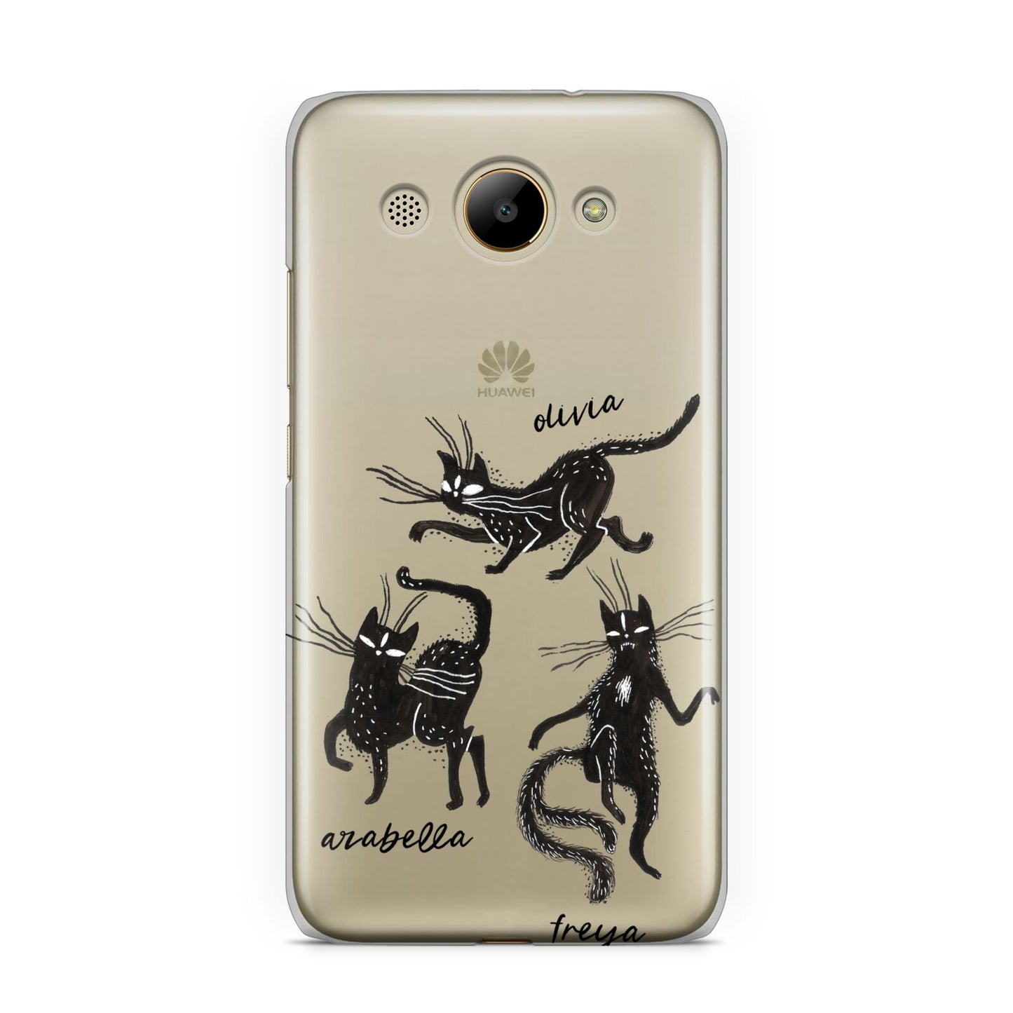 Dancing Cats Halloween Huawei Y3 2017
