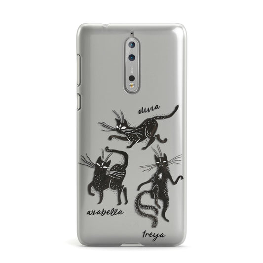 Dancing Cats Halloween Nokia Case