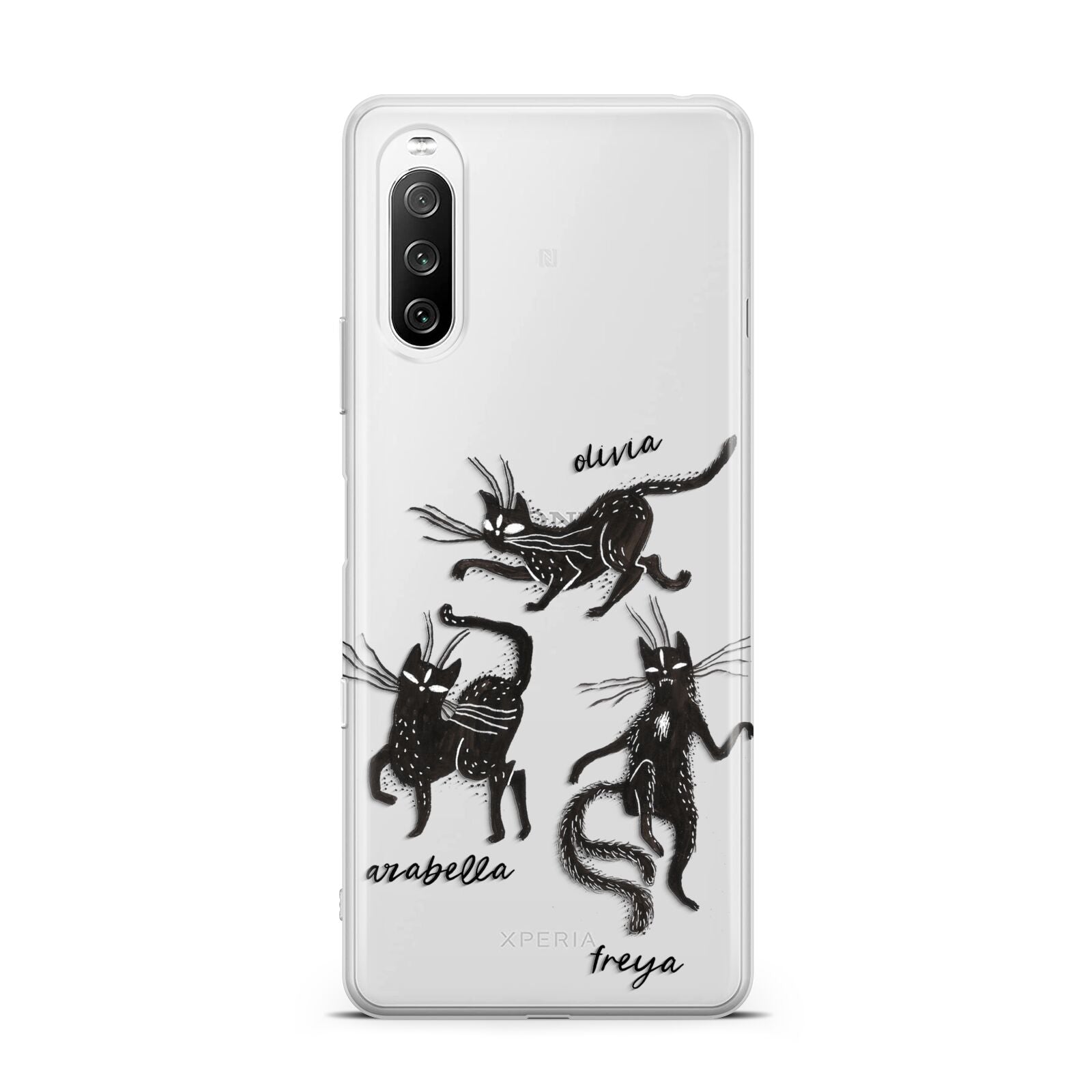 Dancing Cats Halloween Sony Xperia 10 III Case