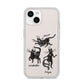 Dancing Cats Halloween iPhone 14 Clear Tough Case Starlight