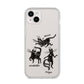 Dancing Cats Halloween iPhone 14 Plus Clear Tough Case Starlight