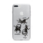Dancing Cats Halloween iPhone 7 Plus Bumper Case on Silver iPhone