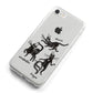 Dancing Cats Halloween iPhone 8 Bumper Case on Silver iPhone Alternative Image