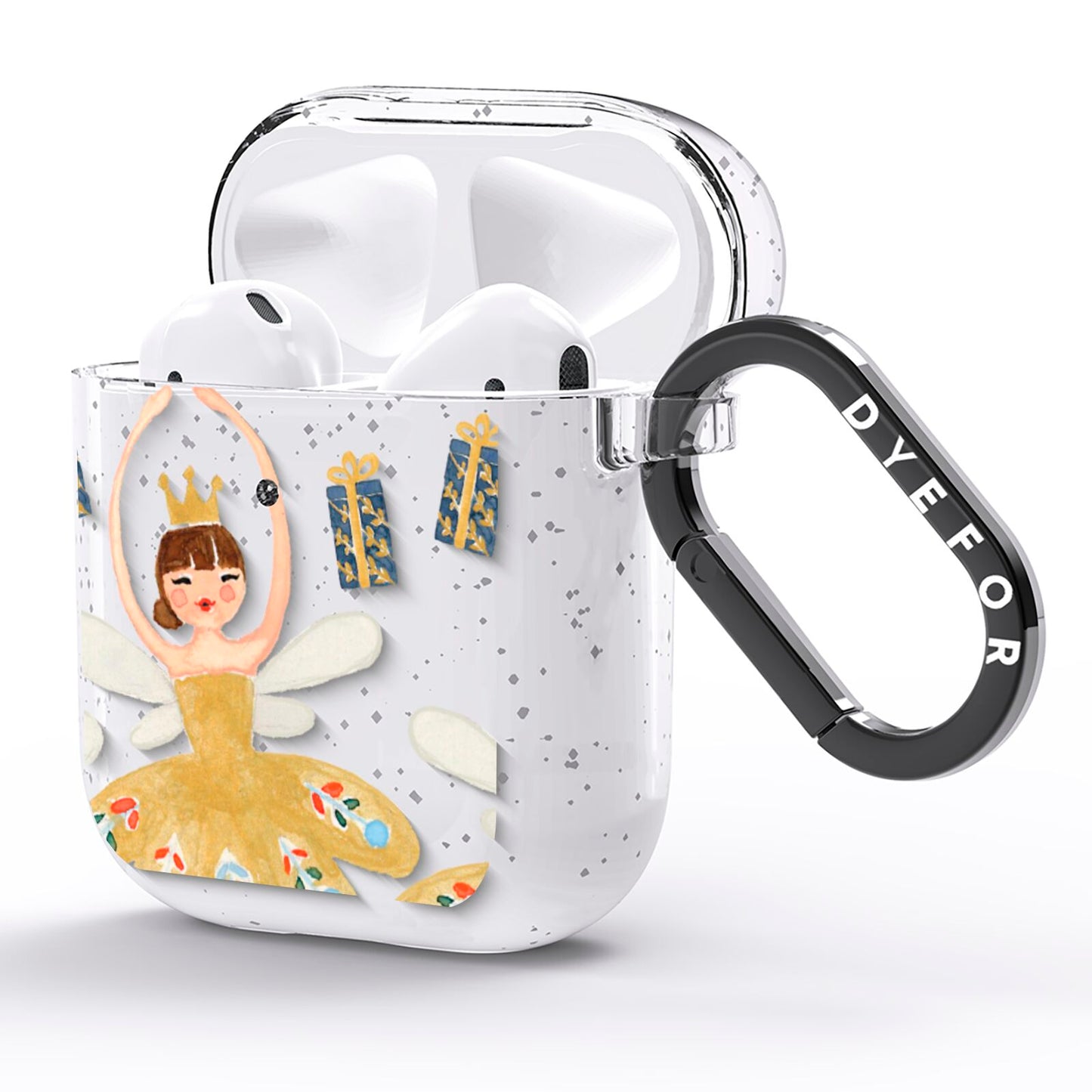 Dancing ballerina princess AirPods Glitter Case Side Image