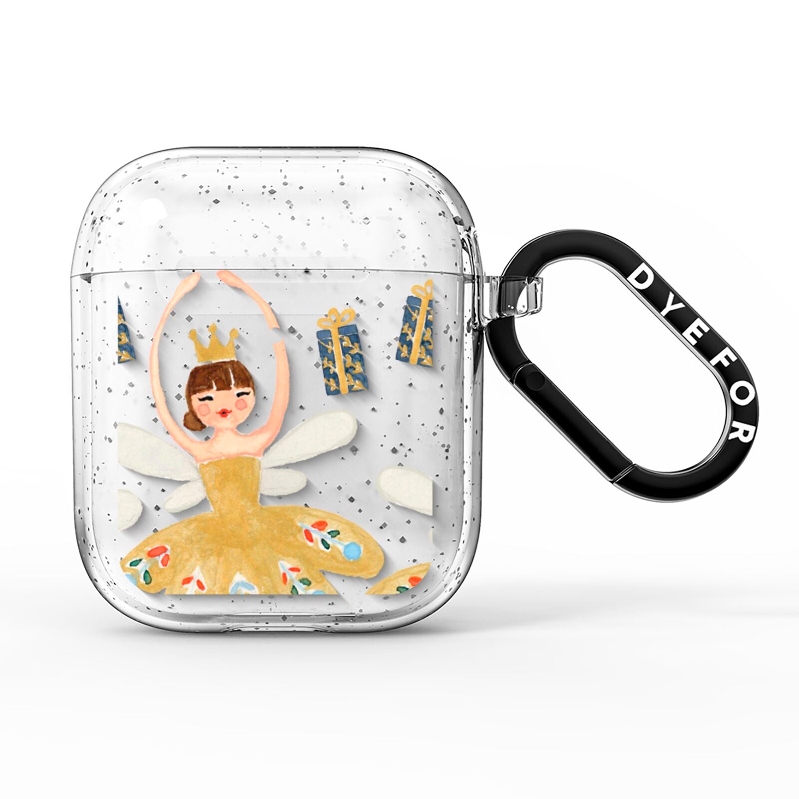 Dancing ballerina princess AirPods Glitter Case