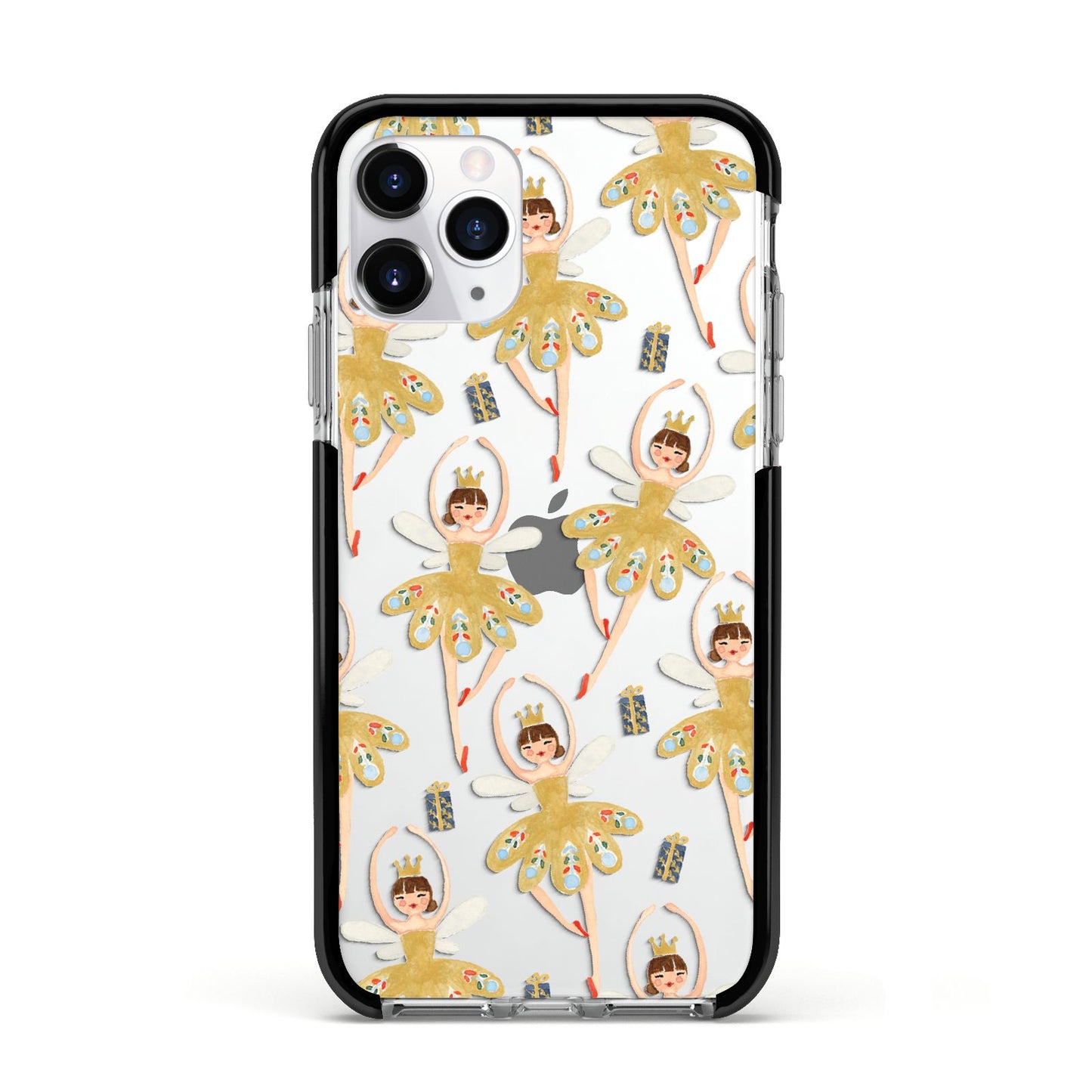 Dancing ballerina princess Apple iPhone 11 Pro in Silver with Black Impact Case